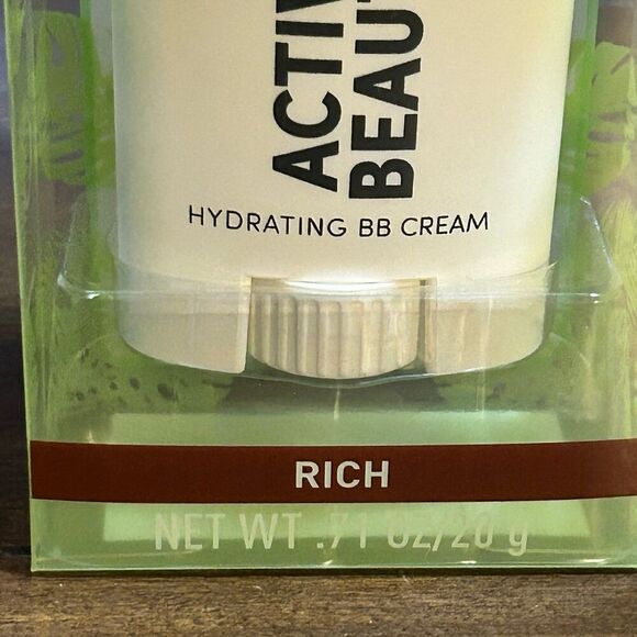 Lique Active Beauty Hydrating BB Cream .71oz - Dont Sweat It Rich - New Sealed - Picture 2 of 3